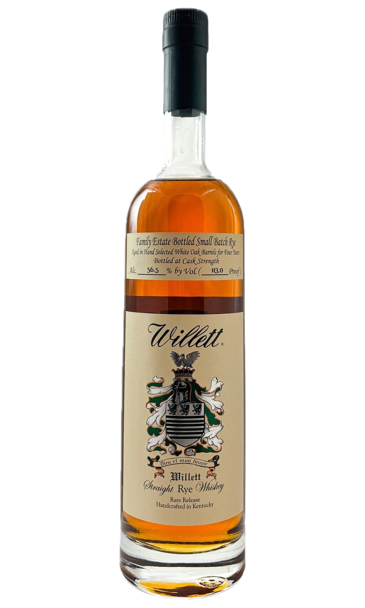 Bottle of Willett Distillery, 4 Year Old Straight Rye Whiskey - Spirit - Flatiron Wines & Spirits - New York