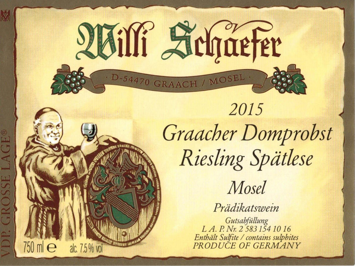 Bottle of Willi Schaefer, Graacher Domprobst Riesling Spatlese #10, 2025 (Pre-Arrival, ETA Late Fall 2026) - White Wine - Flatiron Wines & Spirits - New York