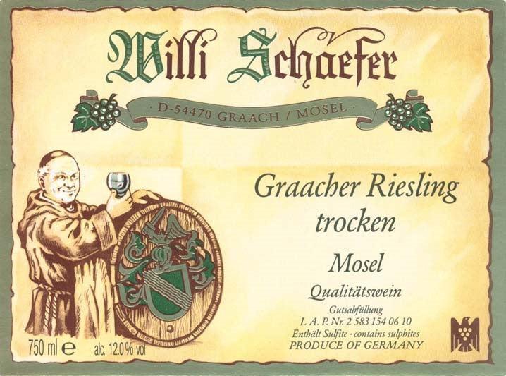 Bottle of Willi Schaefer, Graacher Riesling Trocken, 2025 (Pre-Arrival, ETA Late Fall 2026) - White Wine - Flatiron Wines & Spirits - New York