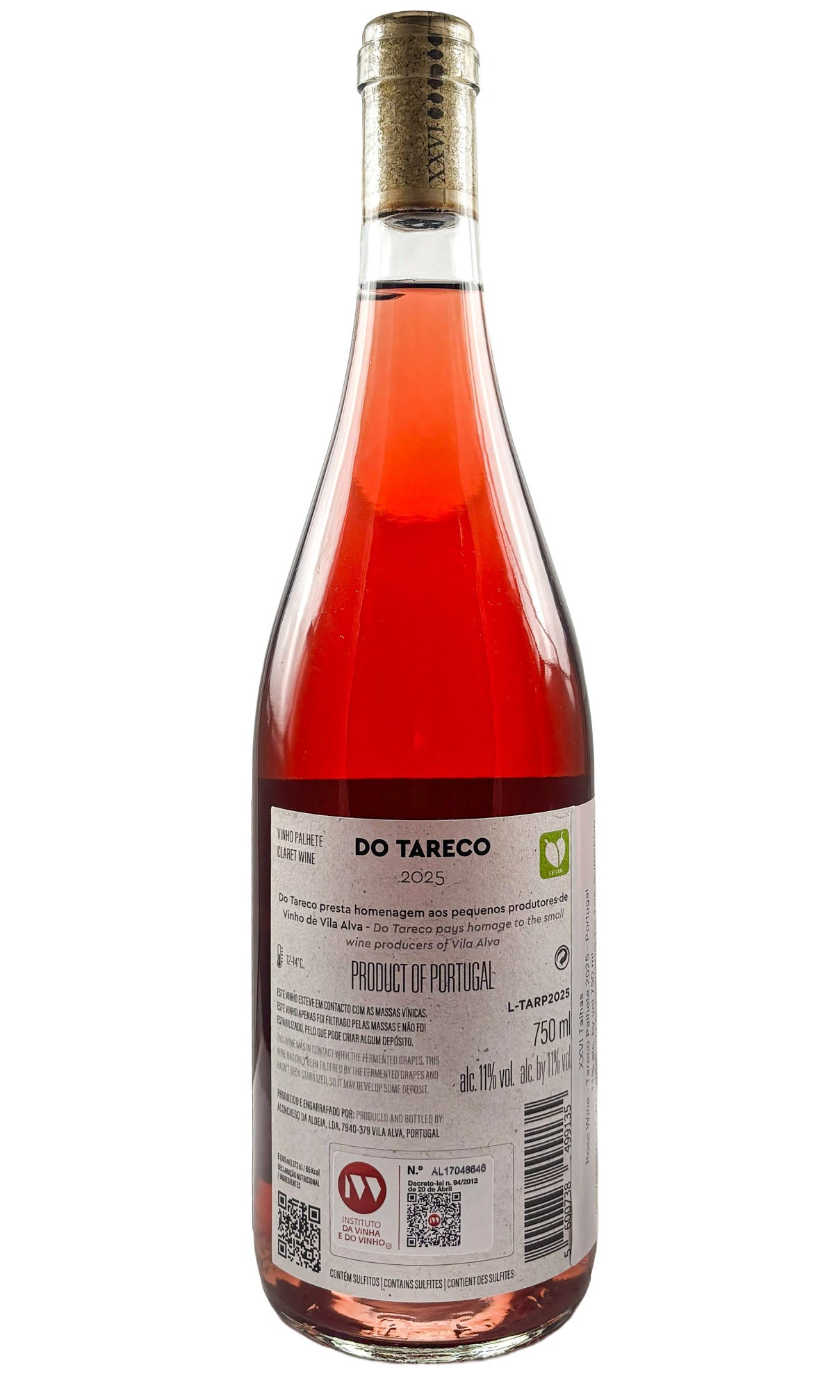 Bottle of XXVI Talhas, Palhete do Tareco, 2025 - Rosé Wine - Flatiron Wines & Spirits - New York