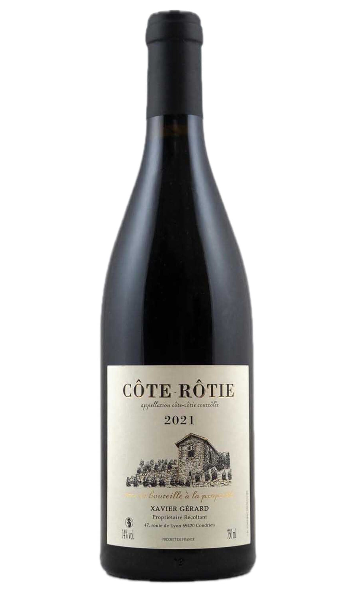 Bottle of Xavier Gerard, Cote-Rotie, 2021 - Red Wine - Flatiron Wines & Spirits - New York