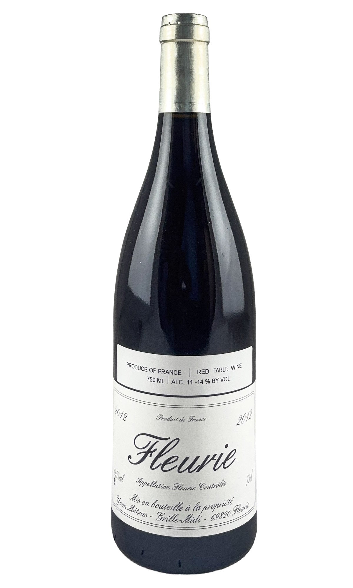 Bottle of Yvon Metras, Fleurie, 2012 - Red Wine - Flatiron Wines & Spirits - New York