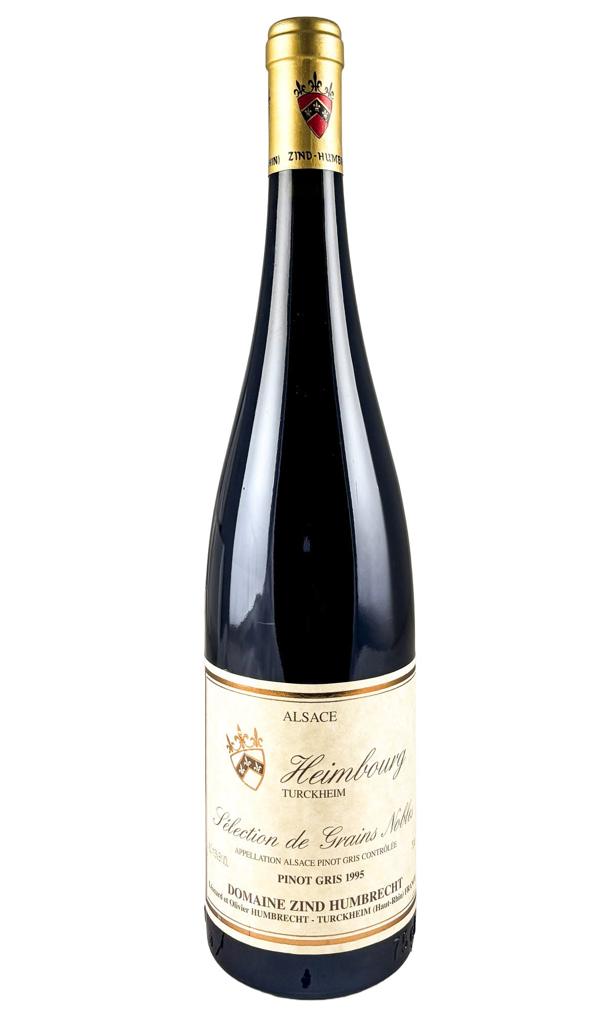 Bottle of Zind-Humbrecht, Pinot Gris Heimbourg Sélection des Grains Nobles, 1995 - Dessert Wine - Flatiron Wines & Spirits - New York