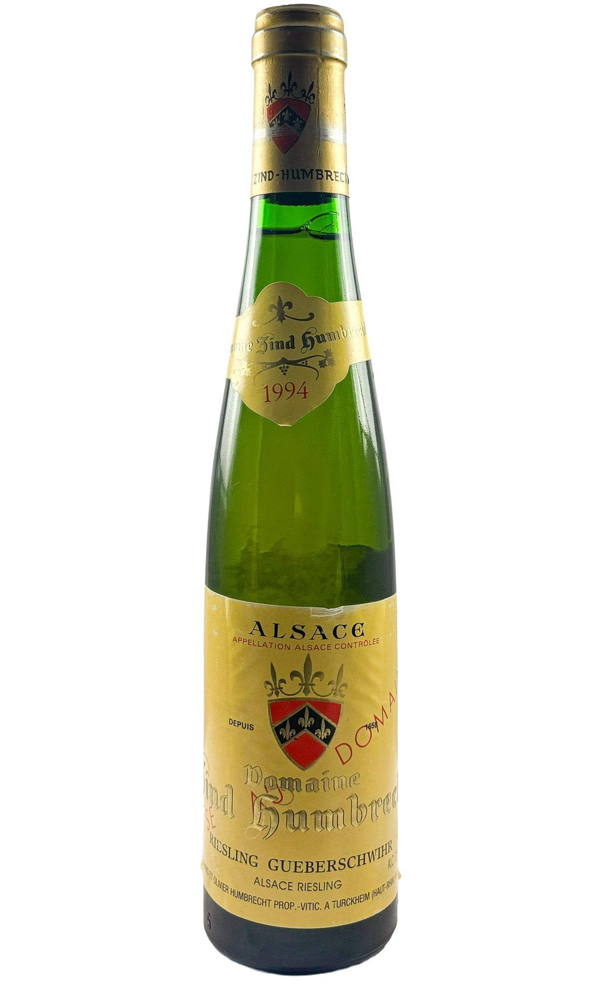 Bottle of Zind-Humbrecht, Riesling Gueberschwir, 1994 (375ml) - White Wine - Flatiron Wines & Spirits - New York