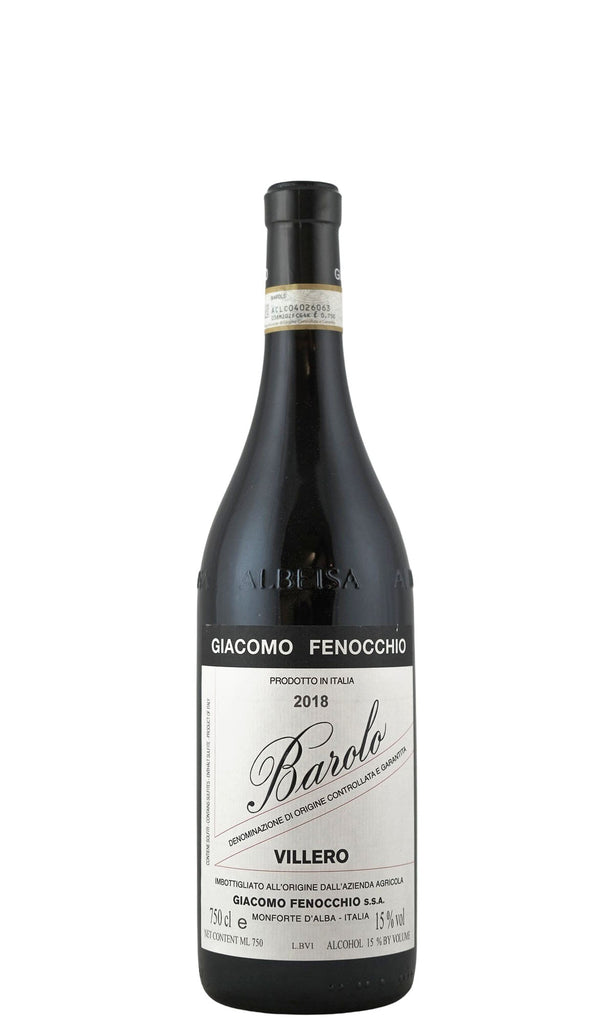Bottle of Giacomo Fenocchio, Barolo 'Villero', 2018 - Red Wine - Flatiron Wines & Spirits - New York