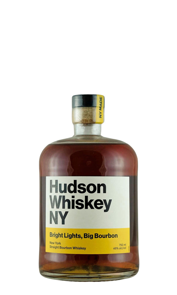 Bottle of Hudson Whiskey, New York Bourbon 'Bright Lights, Big Bourbon' - Spirit - Flatiron Wines & Spirits - New York