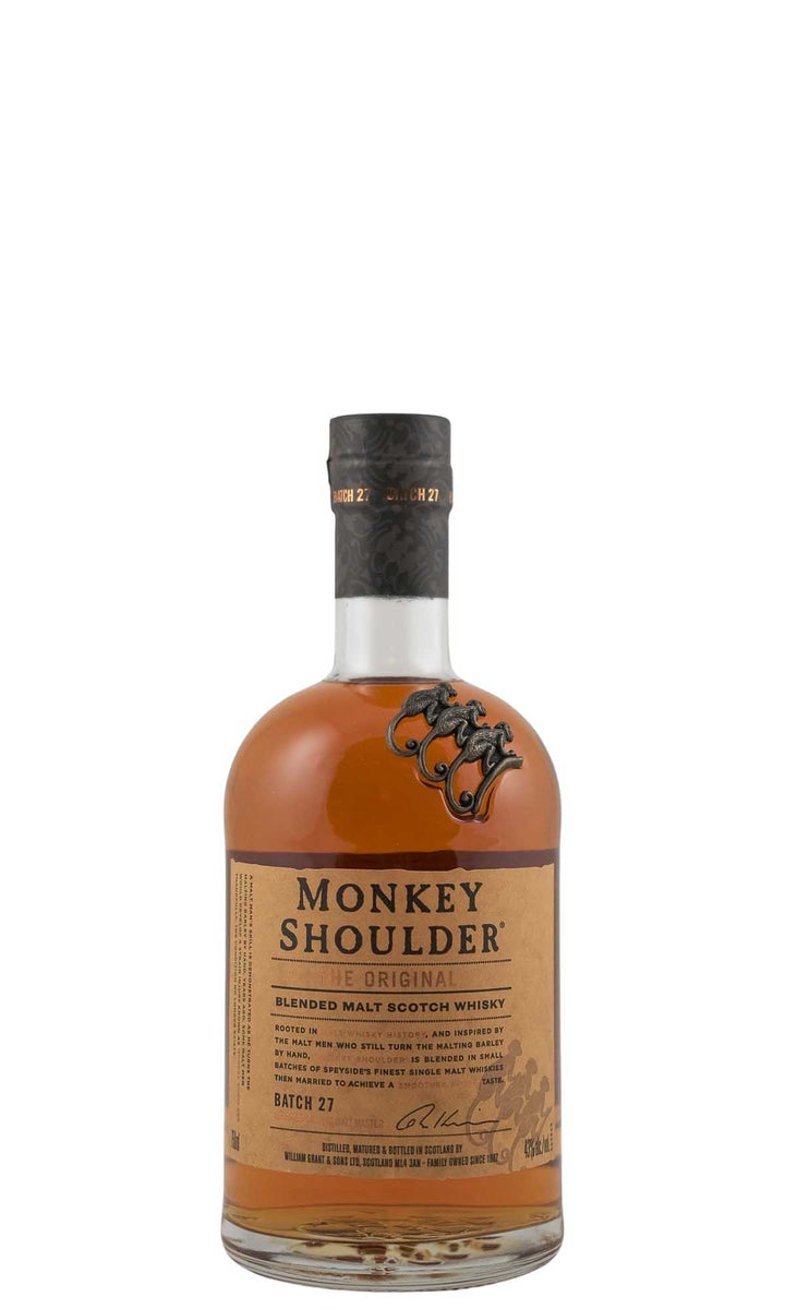NV Batch 27 Whisky, Malt Monkey Blended Flatiron Scotch NYC – Shoulder,