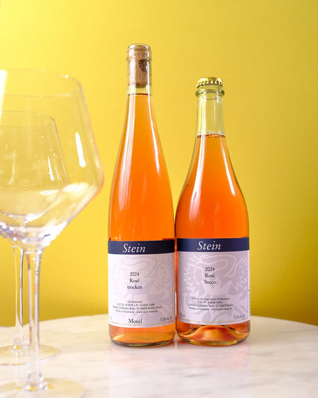 Stylized image of Ulli Stein Rose bottles