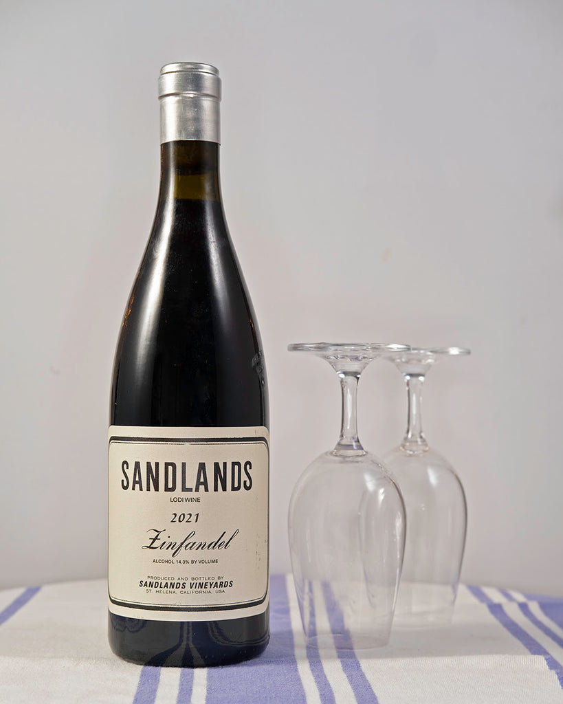 Stylized image of Sandlands Zinfandel