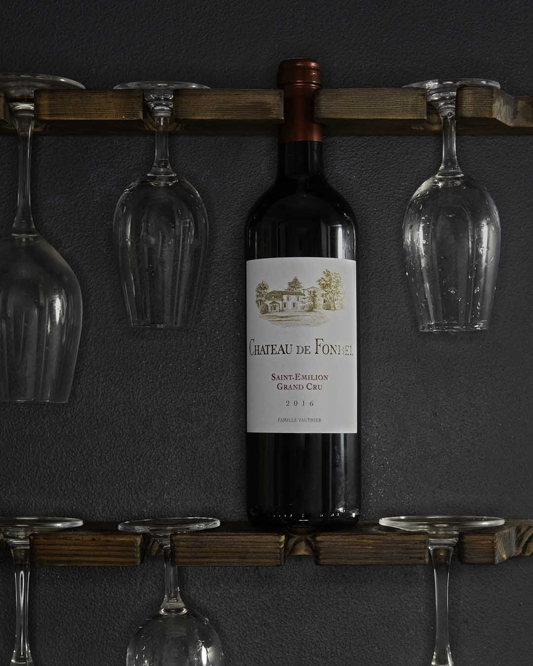 Stylized image of Château de Fonbel, Saint Emilion Grand Cru, 2016