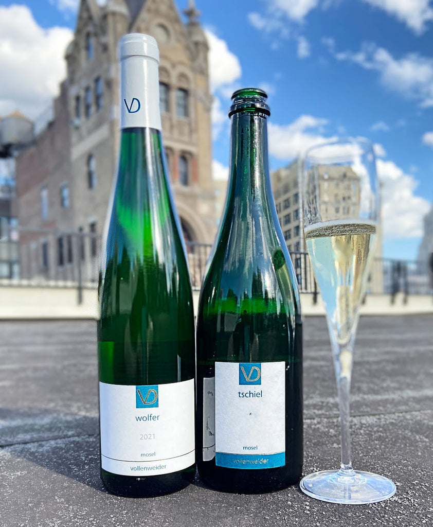 Two Flavors of Vollenweider's Mosel: Electric Dry Riesling & Elegant Bubbles