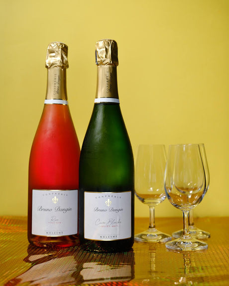 Captivating Crémant in Two Colors from Champagne-Adjacent Dangin