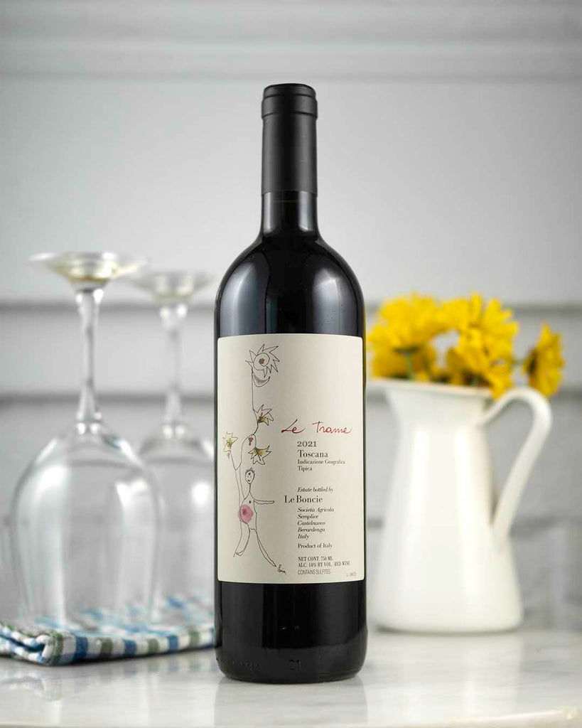 Stylized image of Podere Le Boncie wine