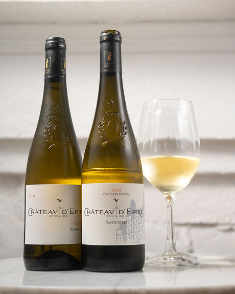 Stylized image of Chateau d'Epire bottles