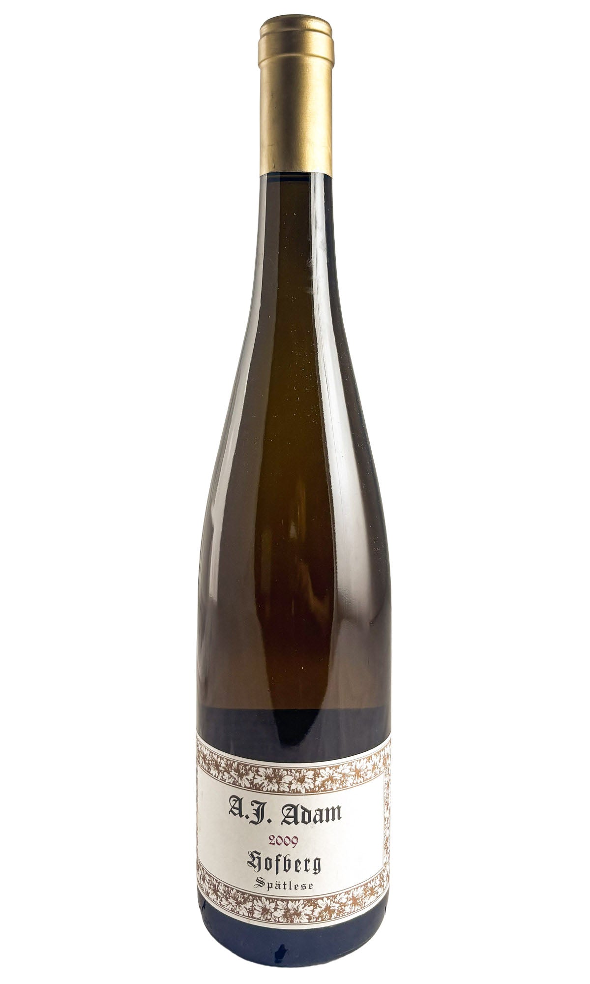 Bottle of AJ Adam, Dhroner Hofberg Riesling Spätlese, 2009 - White Wine - Flatiron Wines & Spirits - New York
