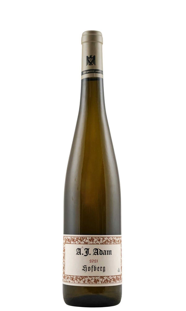 Bottle of AJ Adam, Hofberg Riesling Grosses Gewachs, 2021 - White Wine - Flatiron Wines & Spirits - New York