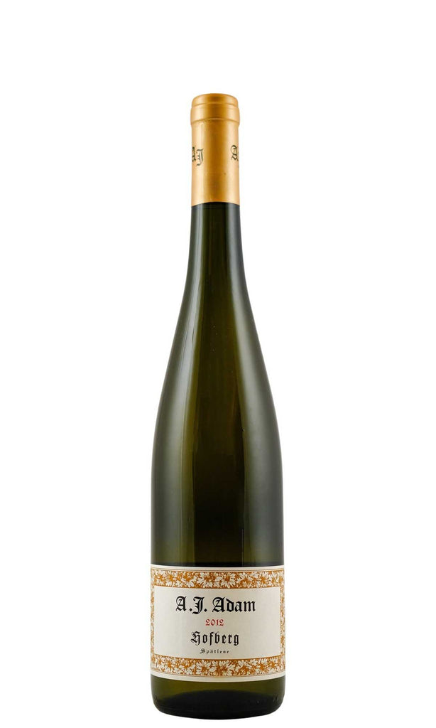 Bottle of AJ Adam, Hofberg Riesling Spatlese, 2012 - White Wine - Flatiron Wines & Spirits - New York