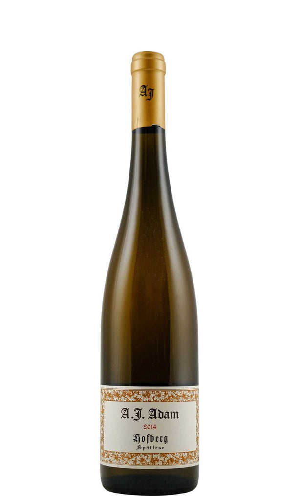 Bottle of AJ Adam, Hofberg Riesling Spatlese, 2014 - White Wine - Flatiron Wines & Spirits - New York