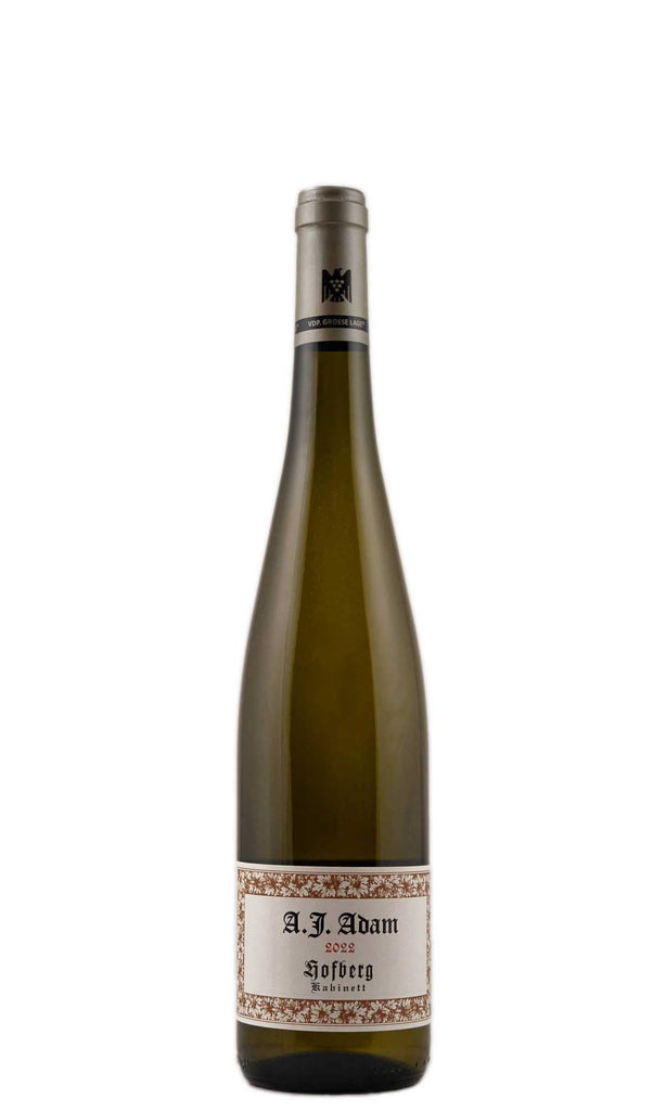 Bottle of AJ Adam, Riesling Dhron Hofberg Kabinett, 2022 - White Wine - Flatiron Wines & Spirits - New York