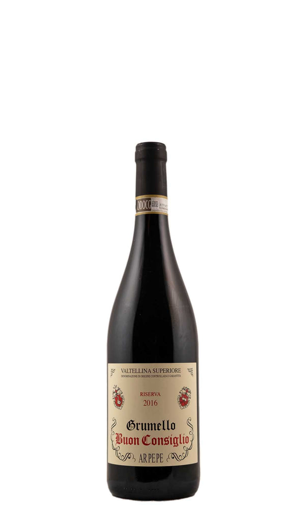 Bottle of ARPEPE, Valtellina Superiore Riserva Grumello 'Buon Consiglio', 2016 - Red Wine - Flatiron Wines & Spirits - New York