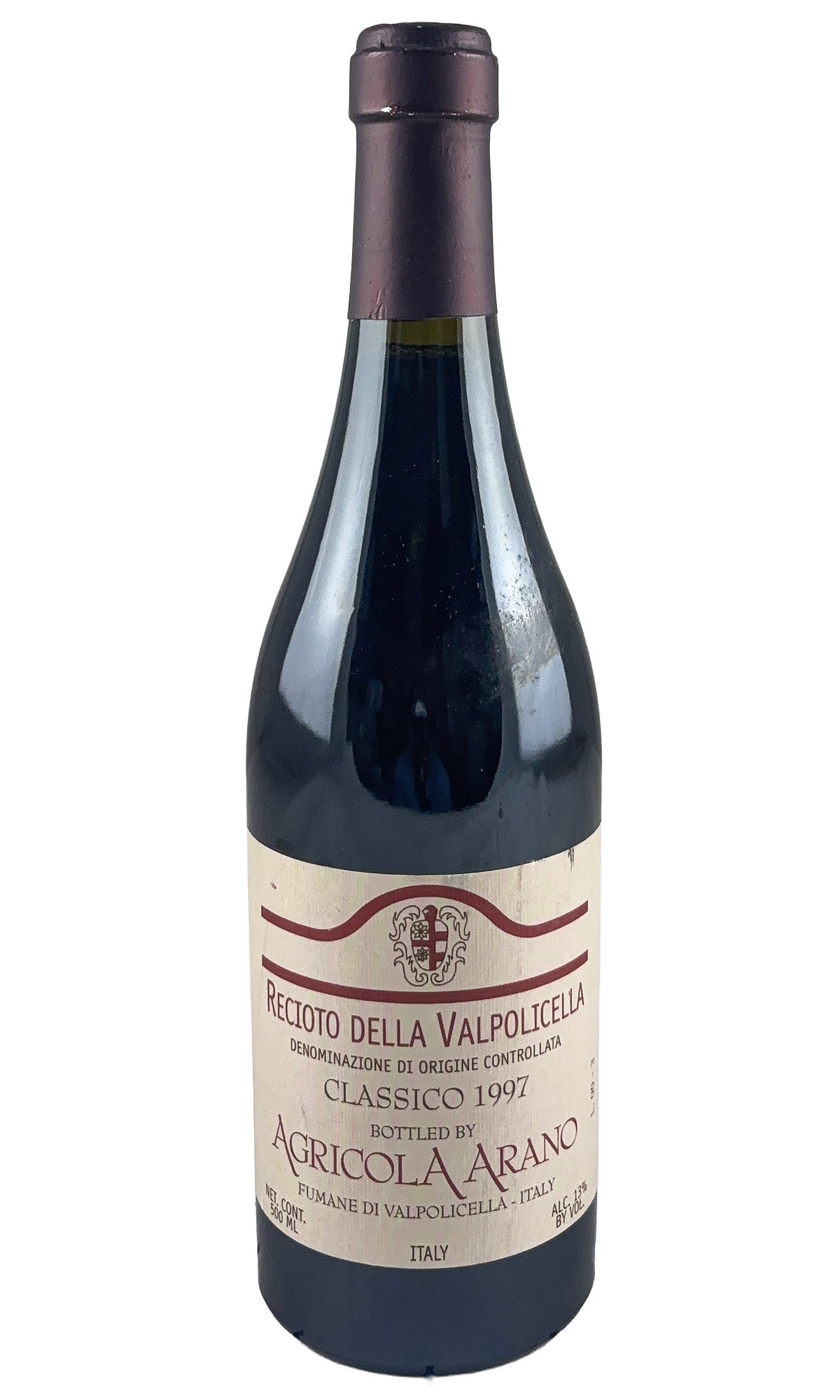 Bottle of Agricola Arano, Recioto della Valpolicella, 1997 (500ml) - Red Wine - Flatiron Wines & Spirits - New York