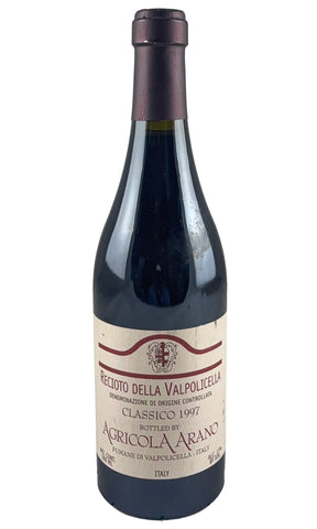 Bottle of Agricola Arano, Recioto della Valpolicella, 1997 (500ml) - Red Wine - Flatiron Wines & Spirits - New York