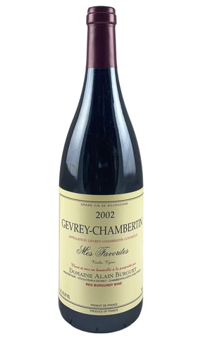 Bottle of Alain Burguet, Gevrey-Chambertin Mes Favorites, 2002 - Red Wine - Flatiron Wines & Spirits - New York