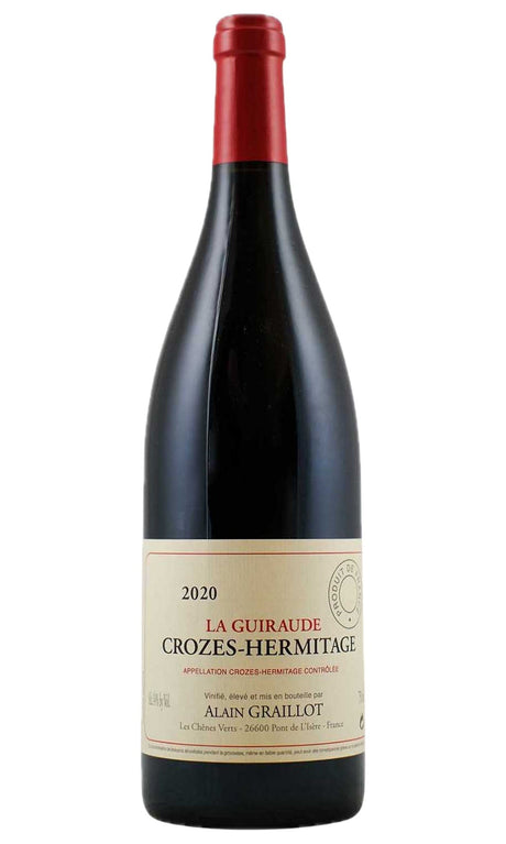 Bottle of Alain Graillot, Crozes-Hermitage "La Guiraude", 2020 - Red Wine - Flatiron Wines & Spirits - New York