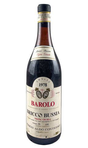Bottle of Aldo Conterno, Barolo Bussia Cicala, 1978 - Red Wine - Flatiron Wines & Spirits - New York