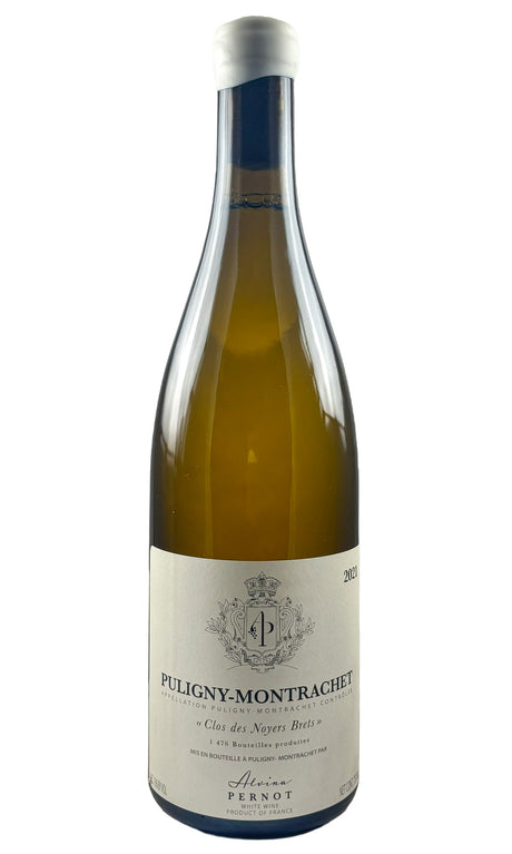 Bottle of Alvina Pernot, Puligny Montrachet Clos des Noyers Brets, 2021 - White Wine - Flatiron Wines & Spirits - New York