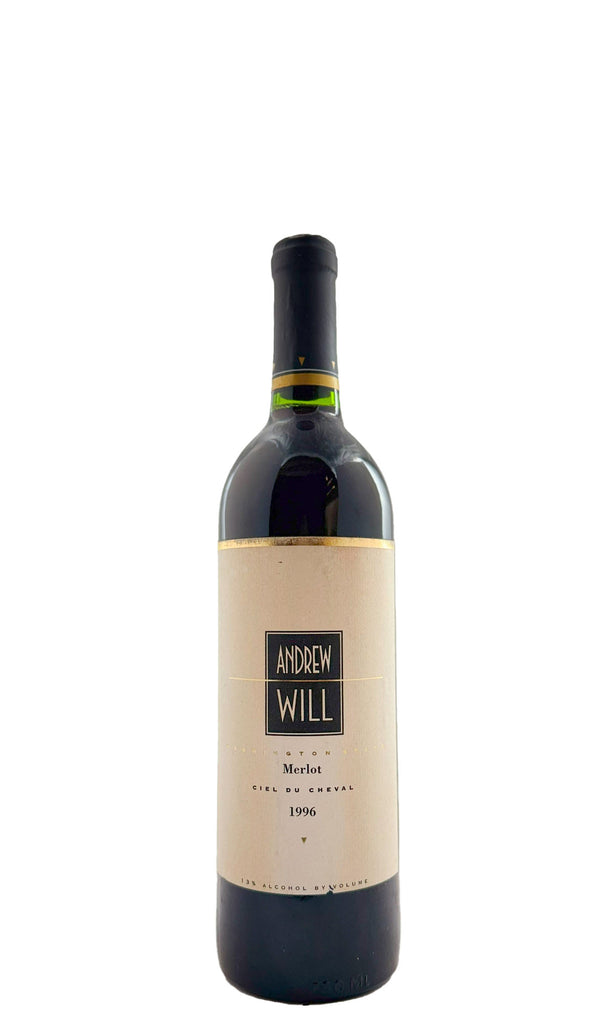 Bottle of Andrew Will, Merlot Ciel du Cheval Vineyard, 1996 - Red Wine - Flatiron Wines & Spirits - New York