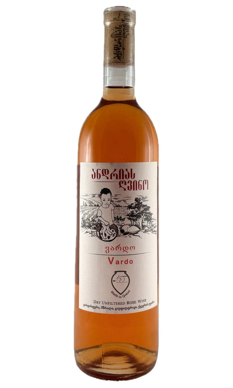 Bottle of Andria Gvino, Rkatseteli Vardisperi, 2023 - Orange Wine - Flatiron Wines & Spirits - New York