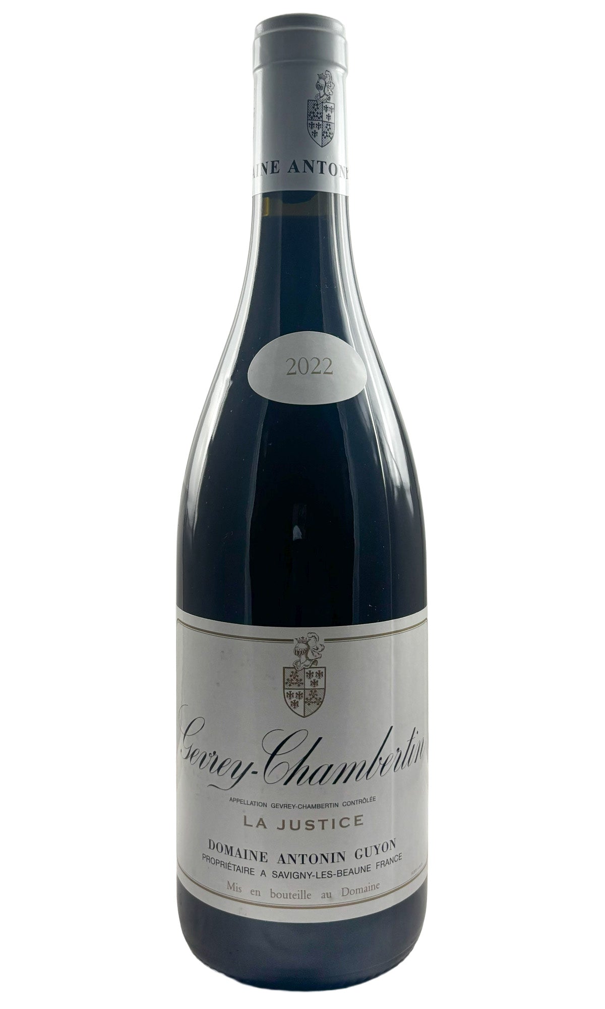 Bottle of Antonin Guyon, Gevrey Chambertin La Justice, 2022 - Red Wine - Flatiron Wines & Spirits - New York