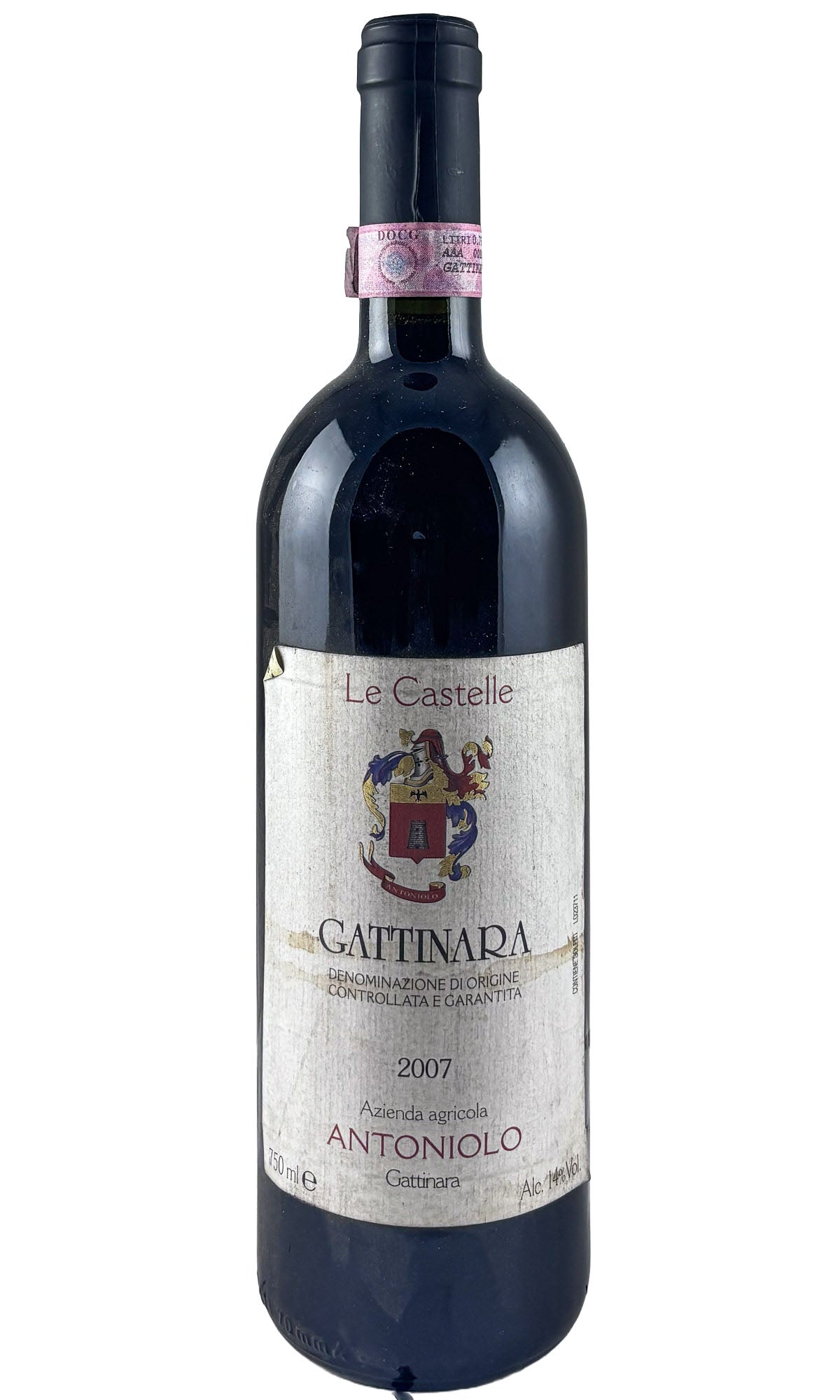 Bottle of Antoniolo, Gattinara Castelle, 2007 - Red Wine - Flatiron Wines & Spirits - New York
