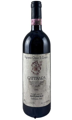 Bottle of Antoniolo, Gattinara Osso San Grato, 1995 (Bin-soiled label) - Red Wine - Flatiron Wines & Spirits - New York
