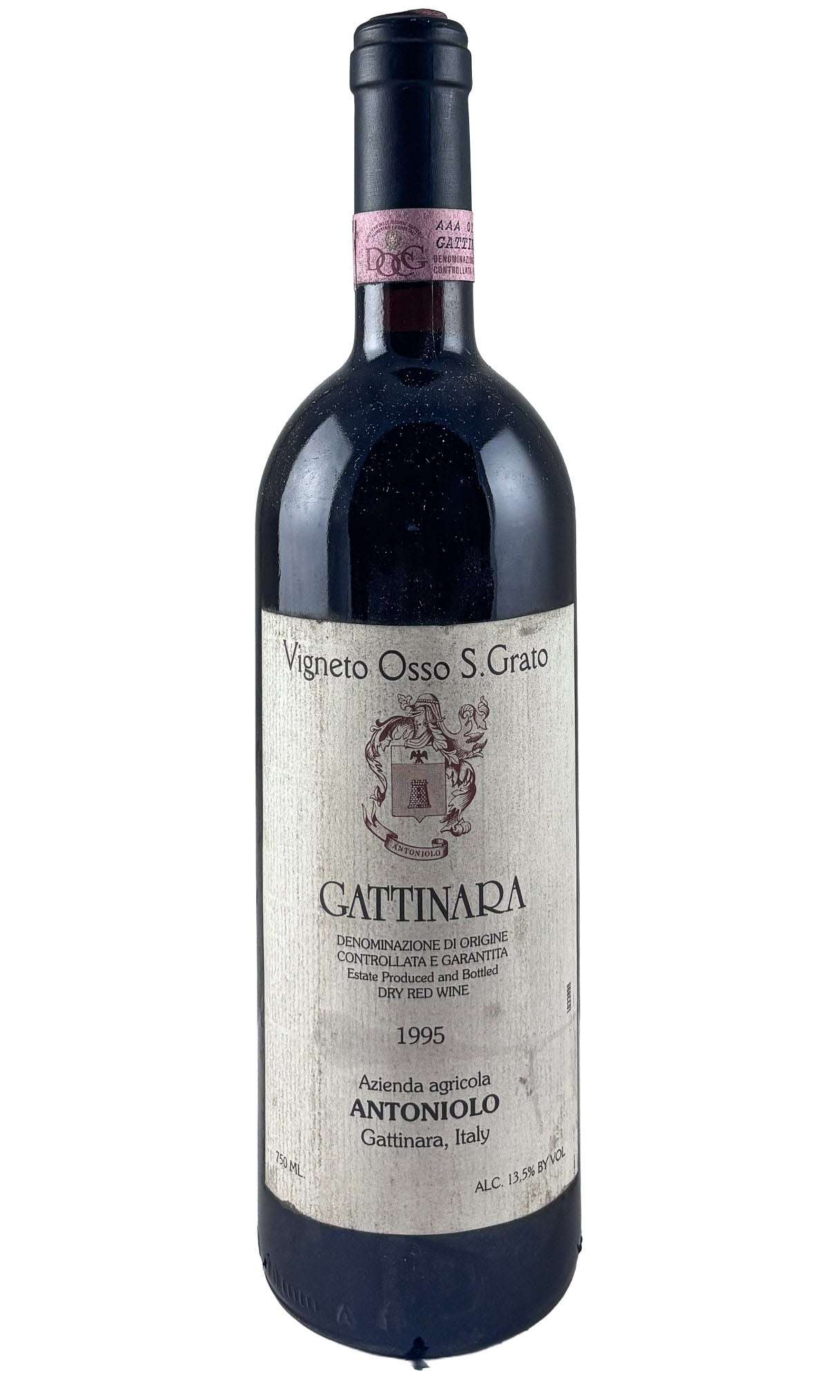 Bottle of Antoniolo, Gattinara Osso San Grato, 1995 - Red Wine - Flatiron Wines & Spirits - New York