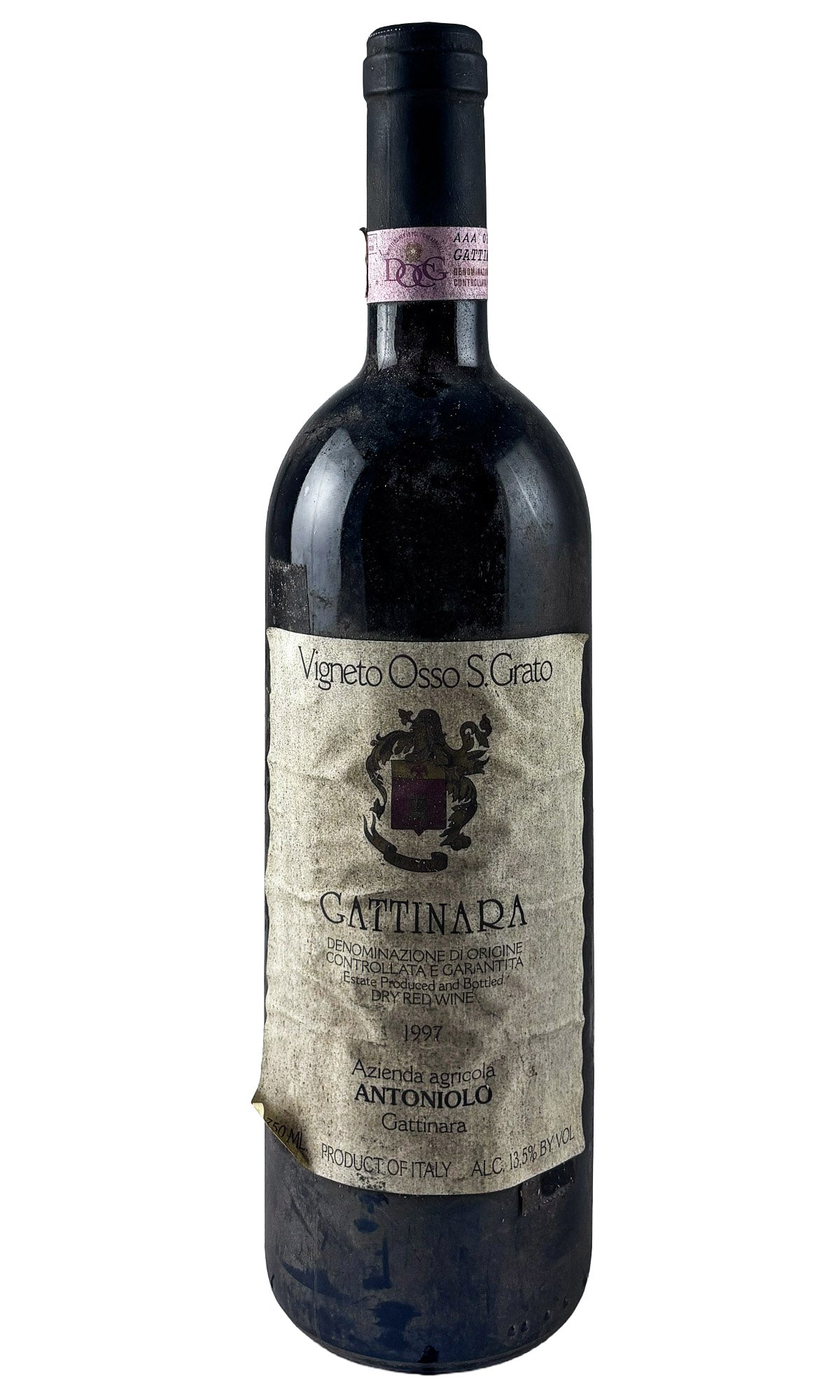 Bottle of Antoniolo, Gattinara Osso San Grato, 1997 - Red Wine - Flatiron Wines & Spirits - New York