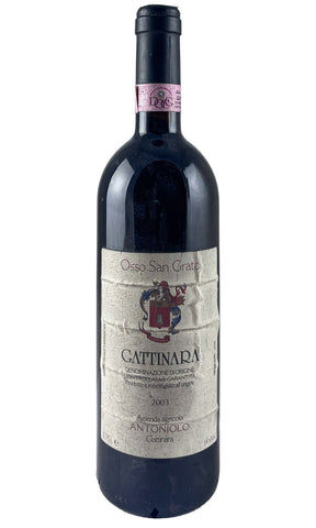 Bottle of Antoniolo, Gattinara Osso San Grato, 2003 - Red Wine - Flatiron Wines & Spirits - New York