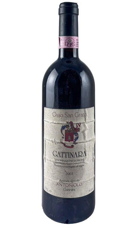 Bottle of Antoniolo, Gattinara Osso San Grato, 2003 - Red Wine - Flatiron Wines & Spirits - New York