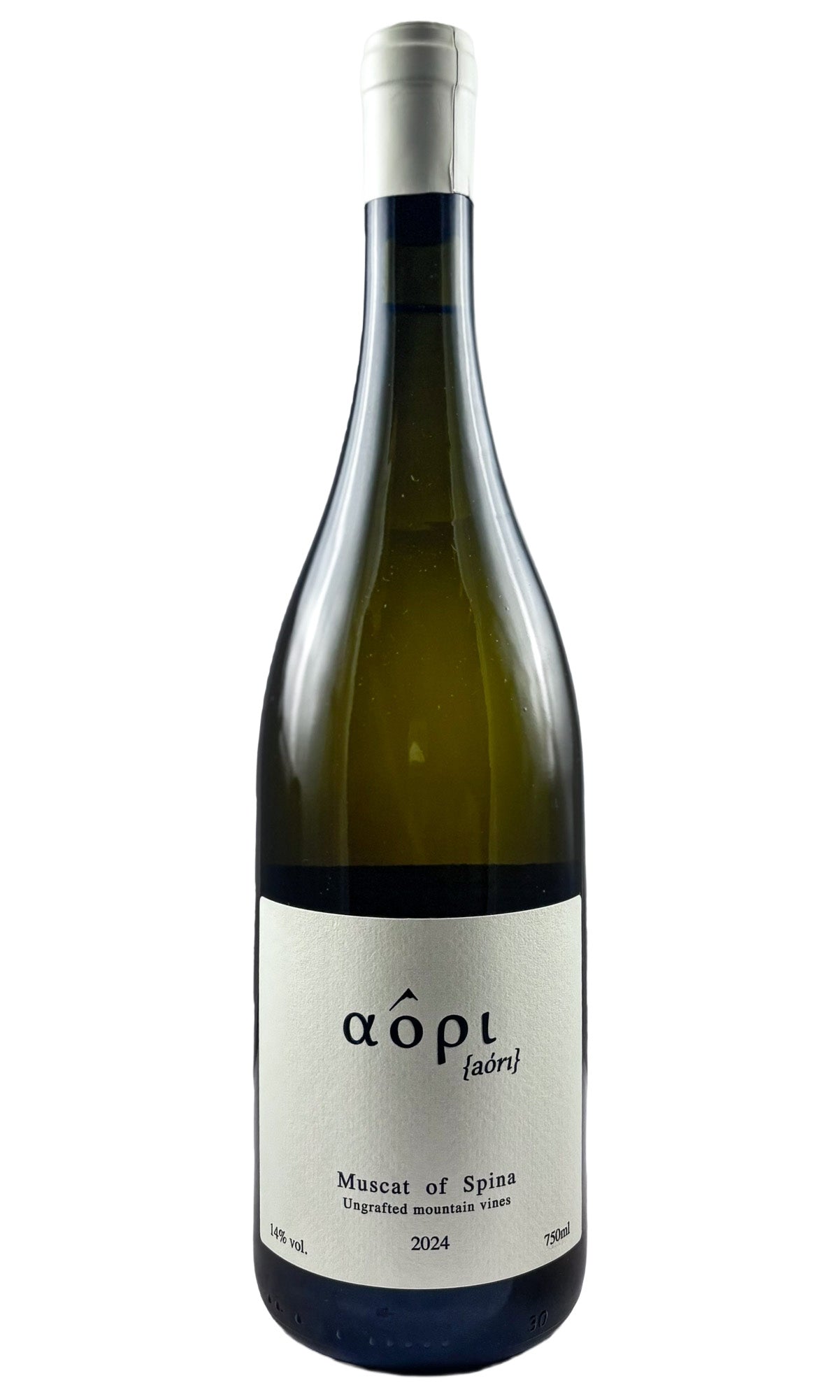 Bottle of Aori, Muscat of Spinas, 2024 - White Wine - Flatiron Wines & Spirits - New York