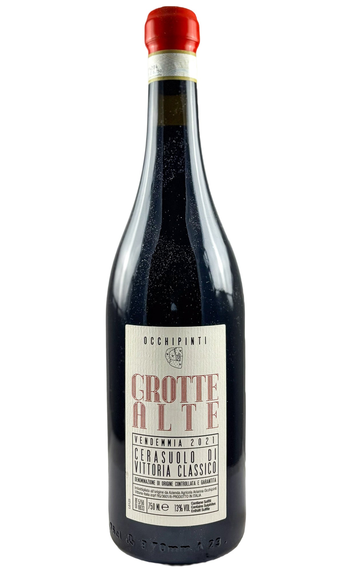 Bottle of Arianna Occhipinti, Cerasuolo di Vittoria DOCG Riserva "Grotte Alte", 2021 - Red Wine - Flatiron Wines & Spirits - New York