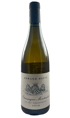 Bottle of Armand Heitz, Chassagne-Montrachet Les Chenevottes, 2019 - White Wine - Flatiron Wines & Spirits - New York