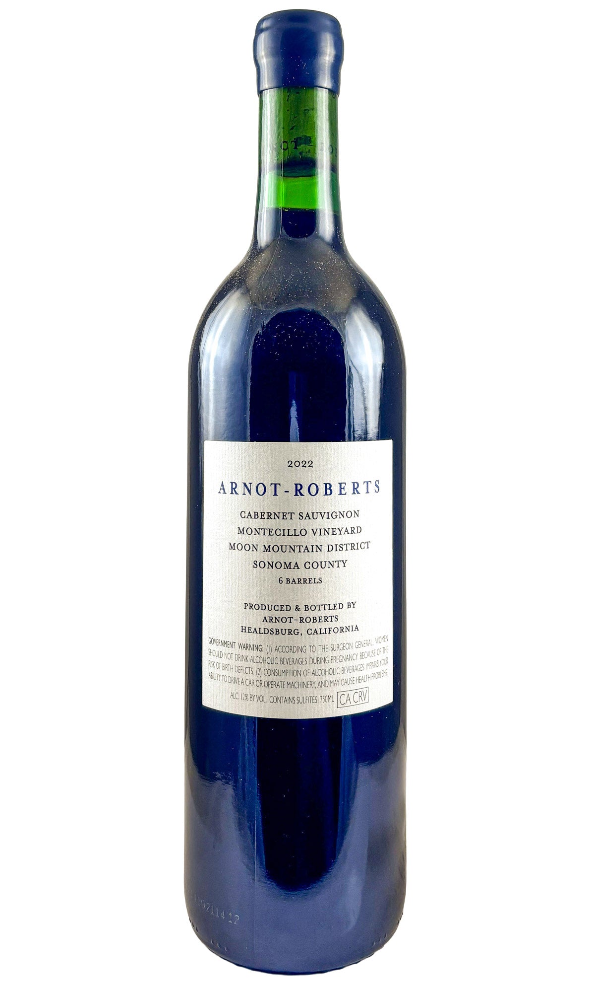 Bottle of Arnot-Roberts, Cabernet Sauvignon Montecillo Sonoma, 2022 - Red Wine - Flatiron Wines & Spirits - New York
