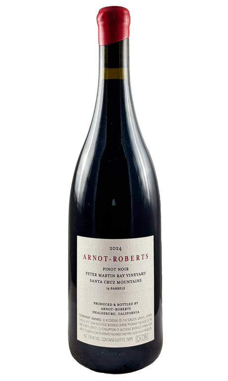 Bottle of Arnot-Roberts, Pinot Noir Peter Martin Ray Vineyard Santa Cruz Mountains, 2024 - Red Wine - Flatiron Wines & Spirits - New York