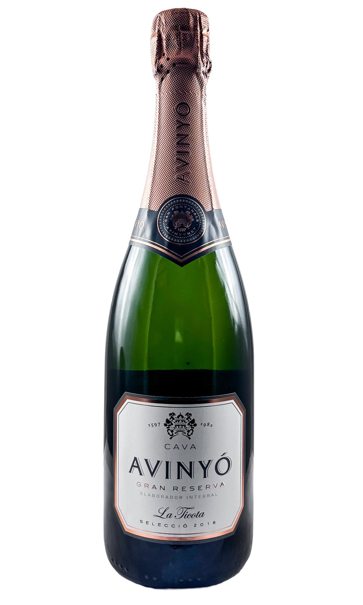 Bottle of Avinyo, Cava Gran Reserva Brut Nature "La Ticota", 2016 - Sparkling Wine - Flatiron Wines & Spirits - New York