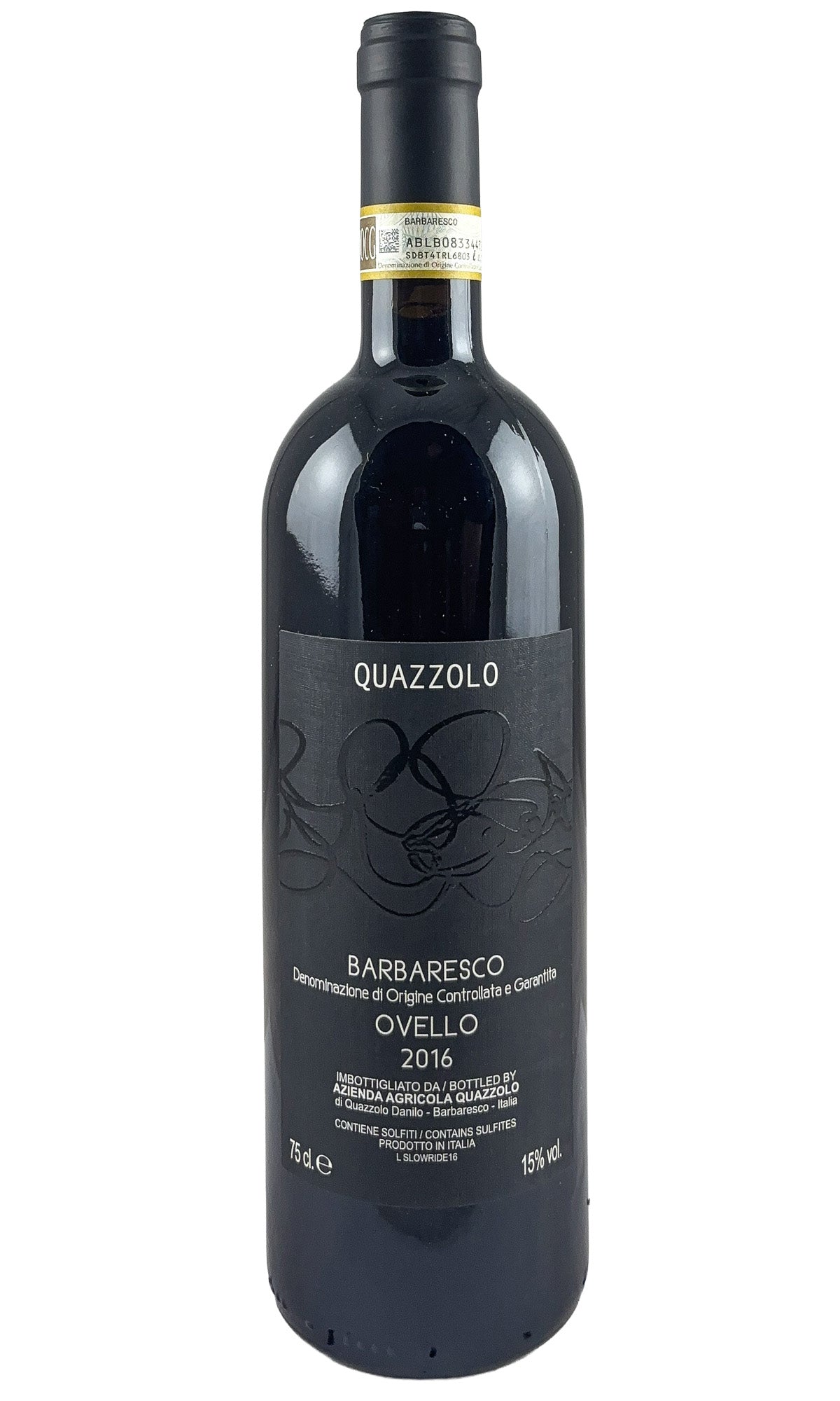 Bottle of Azienda Agricola Quazzolo, Barbaresco Ovello, 2016 - Red Wine - Flatiron Wines & Spirits - New York