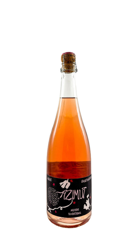 Bottle of Azimut, Rose Cava Brut Nature, 2023 - Sparkling Wine - Flatiron Wines & Spirits - New York