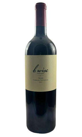Bottle of B. Wise, Moon Mountain Cabernet Sauvignon 'Trios', 2023 - Red Wine - Flatiron Wines & Spirits - New York