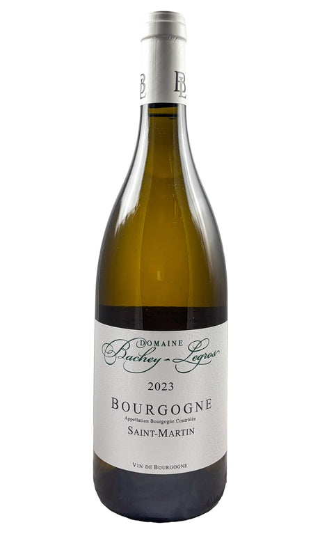 Bottle of Bachey Legros, Bourgogne Chardonnay Saint-Martin, 2023 - White Wine - Flatiron Wines & Spirits - New York