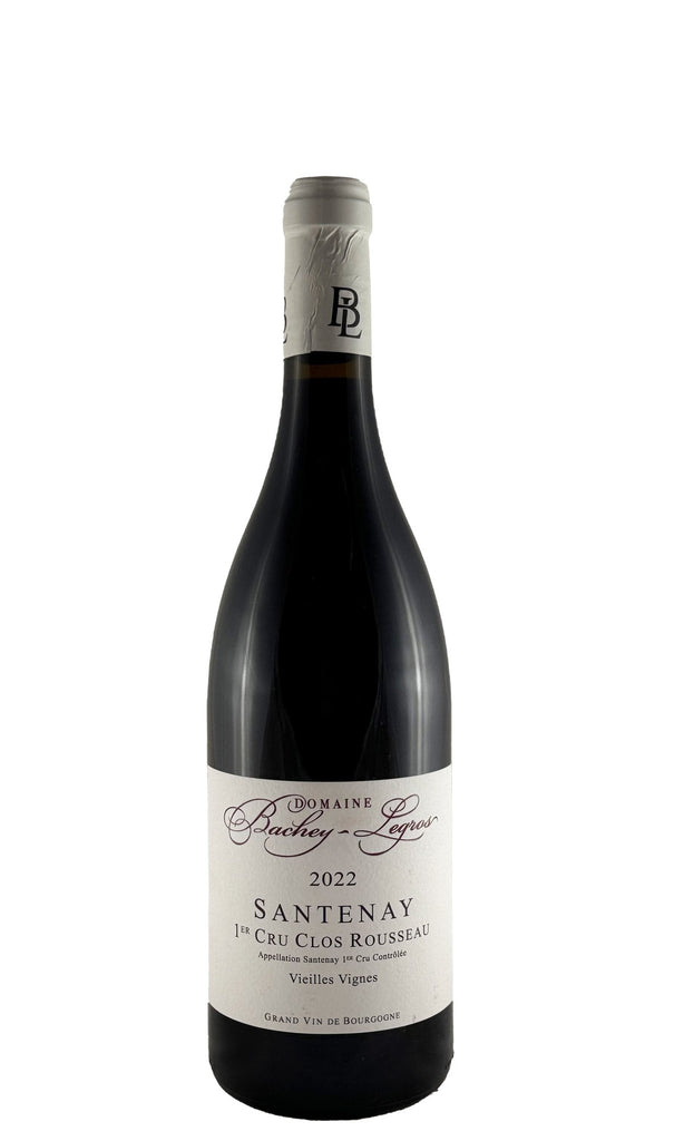 Bottle of Bachey Legros, Santenay 1er Cru Clos Rousseau Vieilles Vignes, 2022 - Red Wine - Flatiron Wines & Spirits - New York